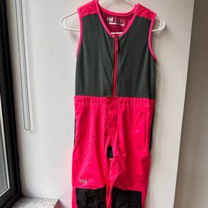 KIDS' SKIING VERTICAL INSULATED BIB PANTS